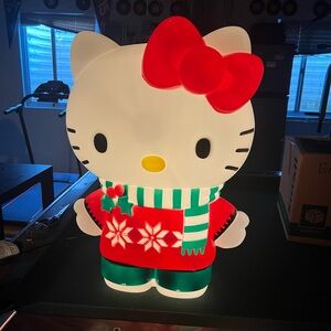 Hello Kitty Holiday Decor with Red and Green Accents